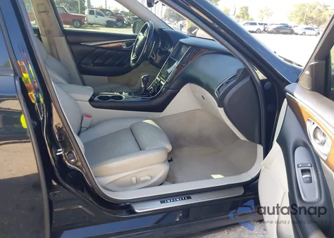 2015 Infiniti Q50 Hybrid Sport from USA, damaged, VIN JN1AV7AP4FM790661